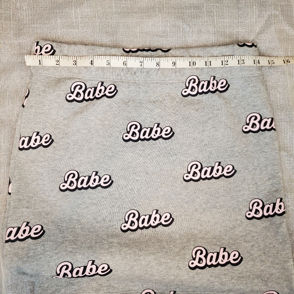 Forever 21 Babe Skirt, Gray, Medium - Picture 5 of 8
